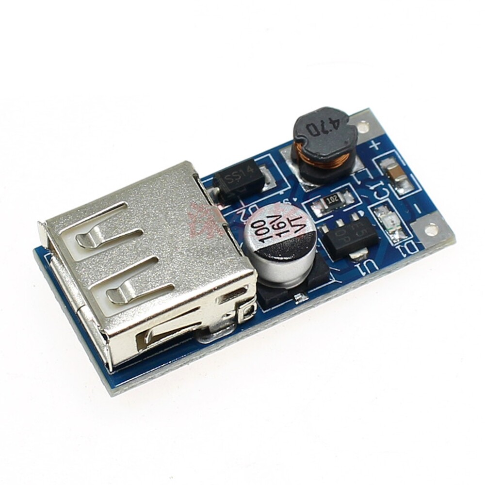5PCS DC to USB Boost Converter Module 0.9V-5V Input to 5V 600mA USB Output