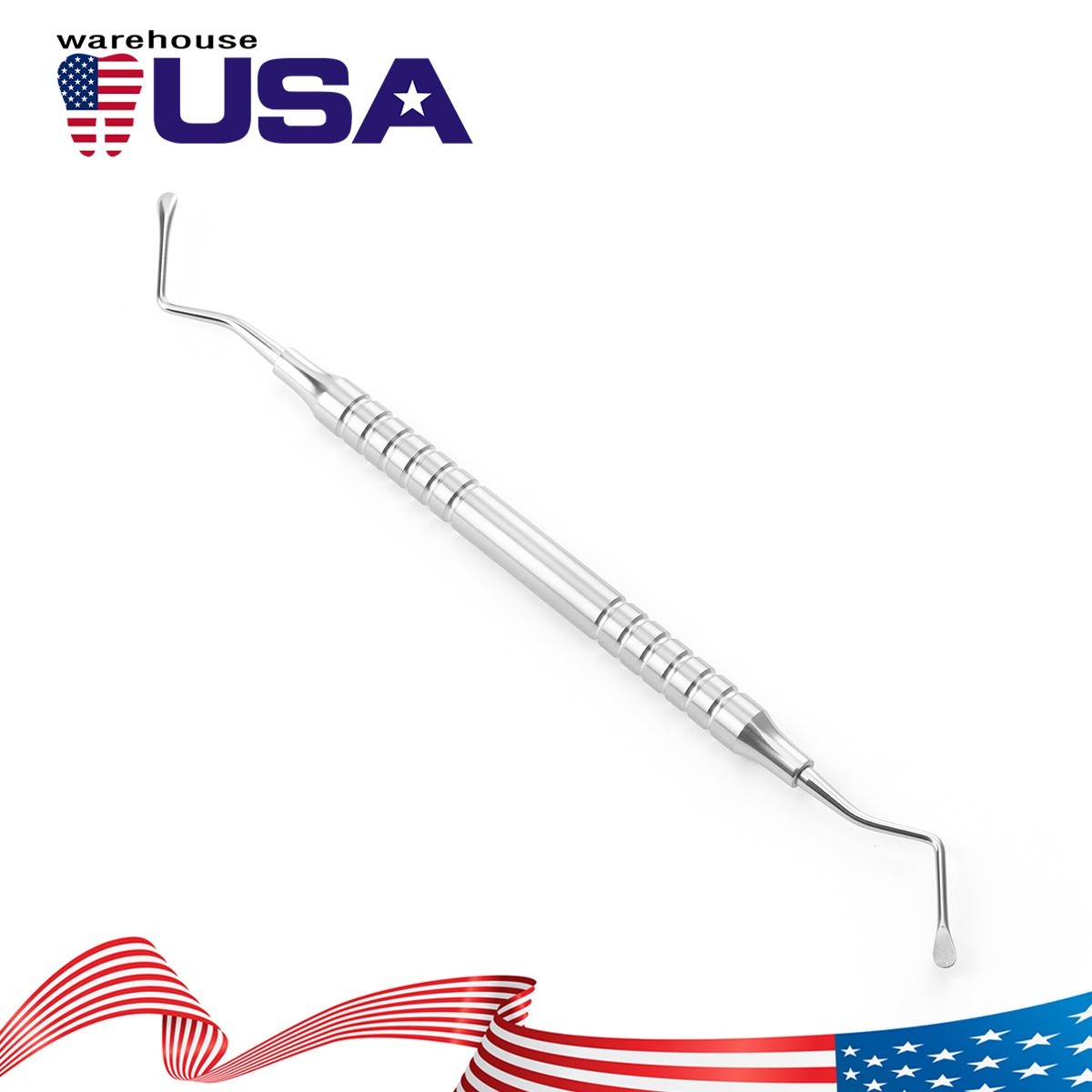 Dental Spoon Excavator Restorative Alveolar Socket Curette Double Ended