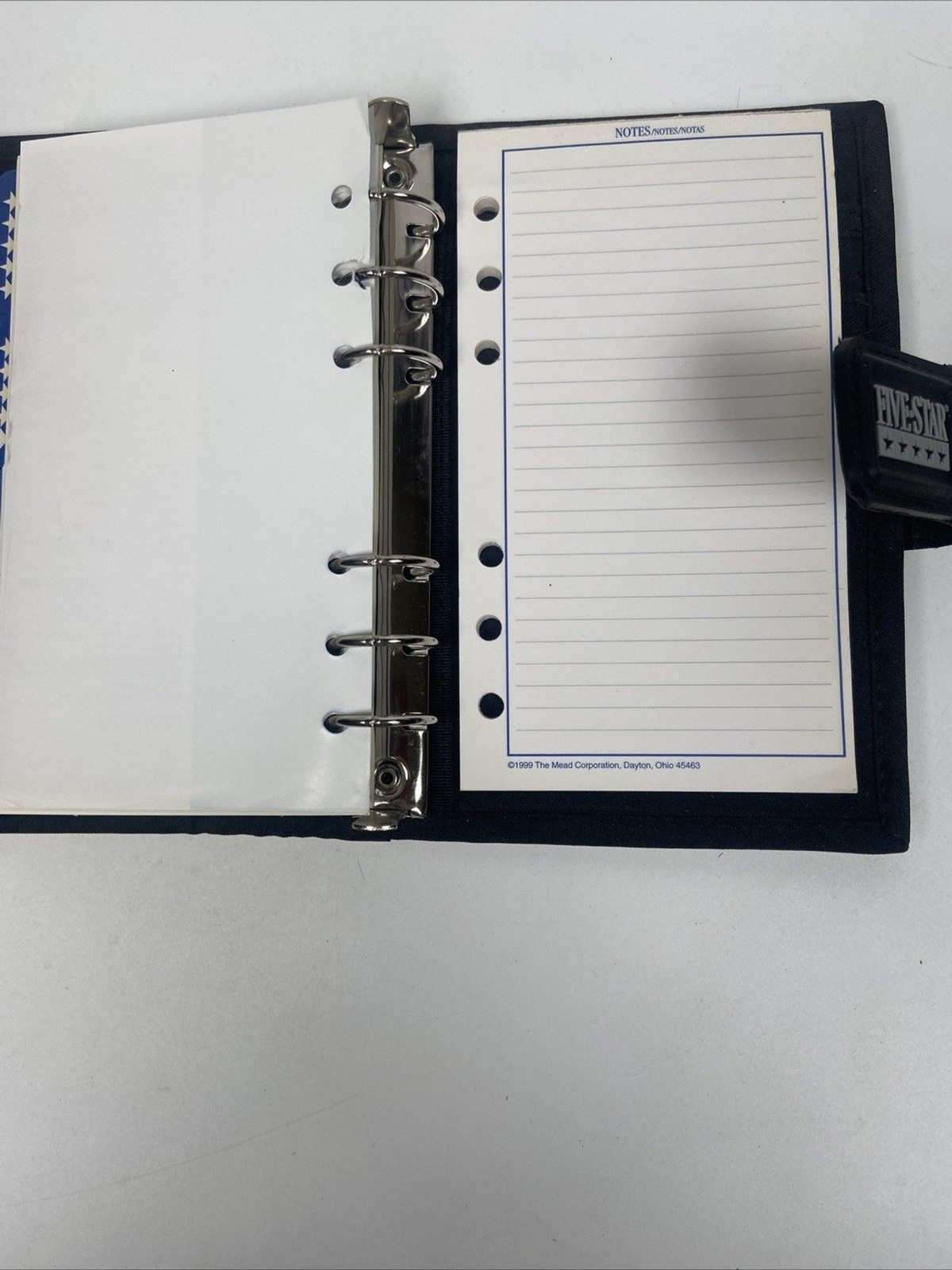 Mead Five Star Mini Student Little Fat Day Planner Black Vtg 90’s Y2K Binder
