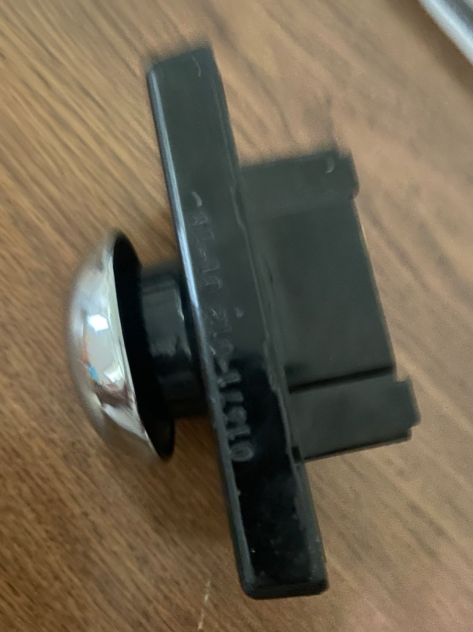 REES 01371-012 2.25 IN CHROME MUSHROOM PLUNGER MOMENTARY SWITCH