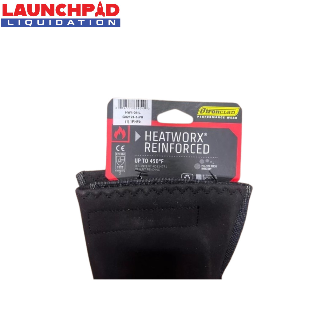 Ironclad Heat Resistant Mechanic Fabricator Performance Gloves w/Kevlar Hw4-04-L
