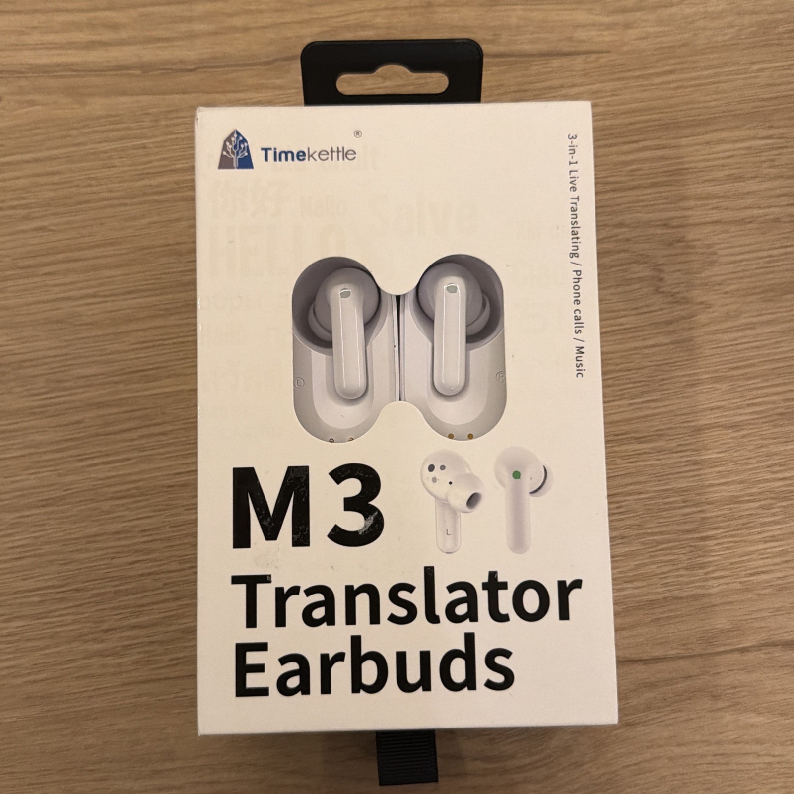Timekettle M3 Language Translator Earbuds, Two-Way Translator Device with APP-