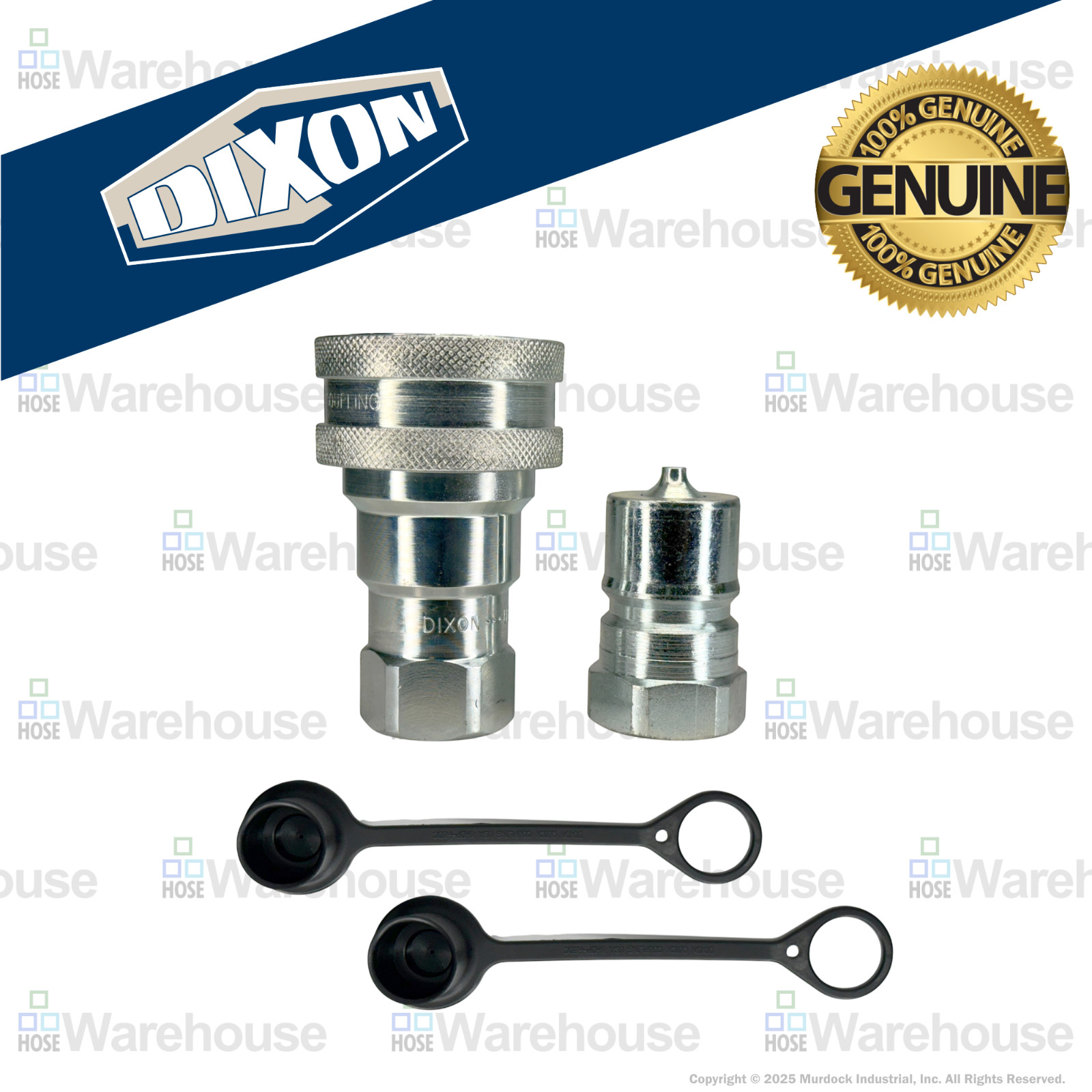 Genuine Dixon H-Series 1″ ISO-B Kit – 8HF8, H8F8, & (2) 8HDP-H8DC – 4000 PSI
