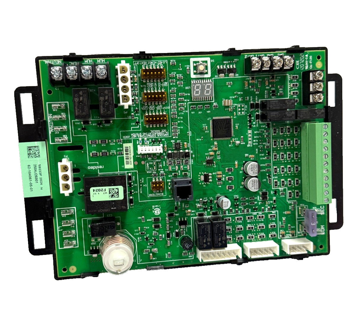 Rheem OEM Furnace HVAC Integrated Control Board, 62-104061-05