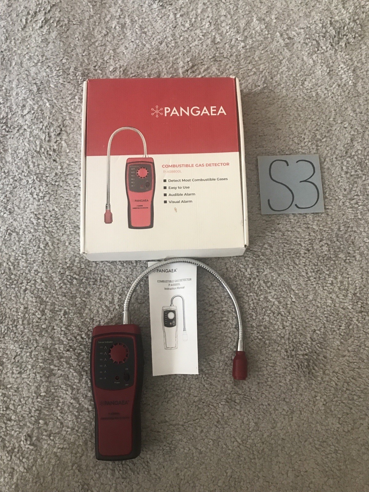 Pangaea Handheld Combustible Gas Detector Portable Tester Model P-AS8800L
