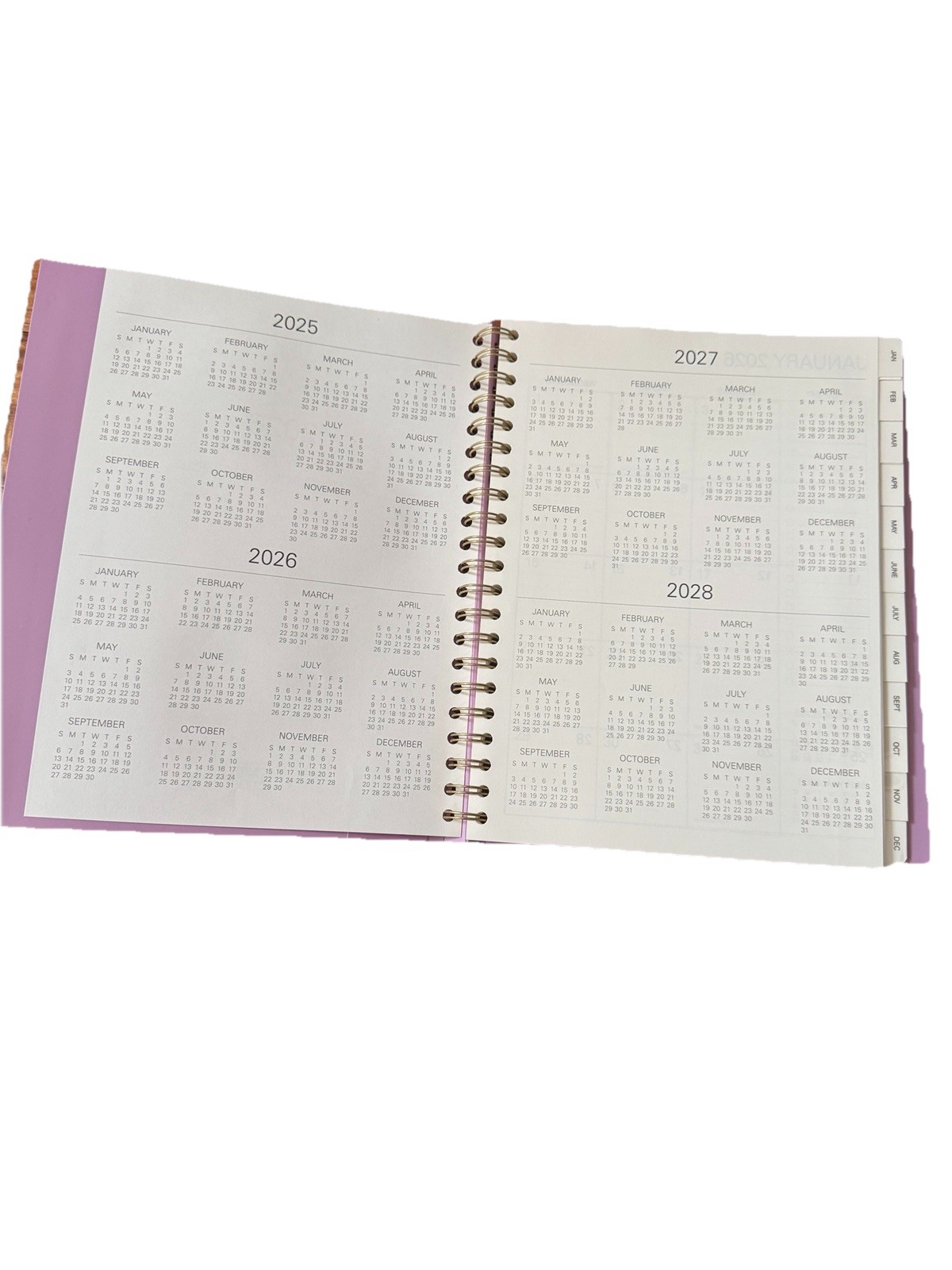 2026 Planner Orange Circle Studio 12 Months Planner Jan-Dec 2026 11×9” X- Large