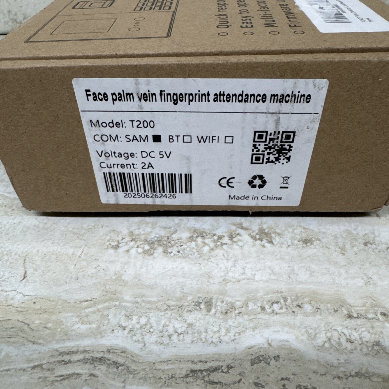 Attendance Machine T200 FACE PALM VEIN AND FINGER PRINT L28 Open Box