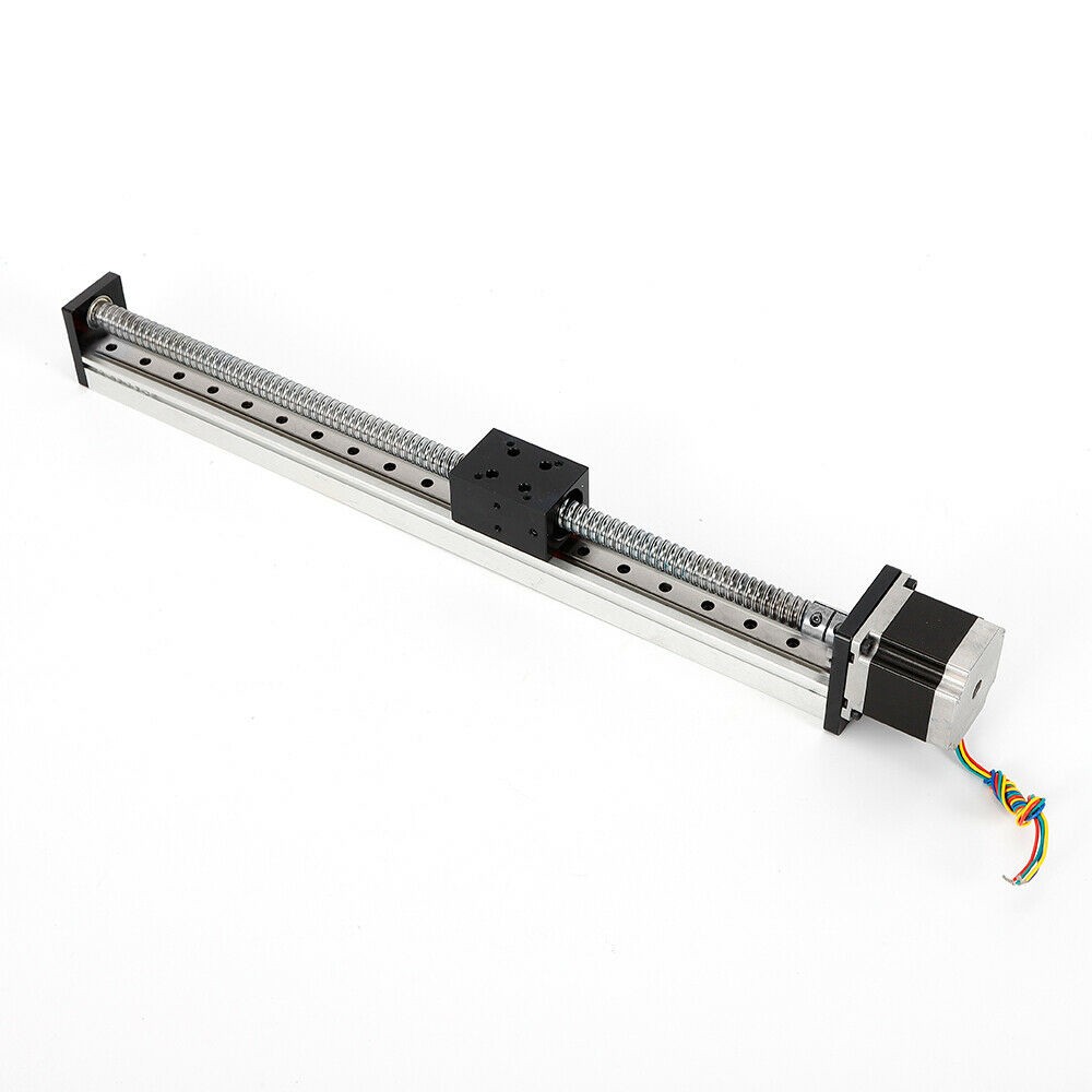 600mm CNC Linear Guide Rail Slide Stage Actuator Ball Screw Stroke Nema 23 Motor