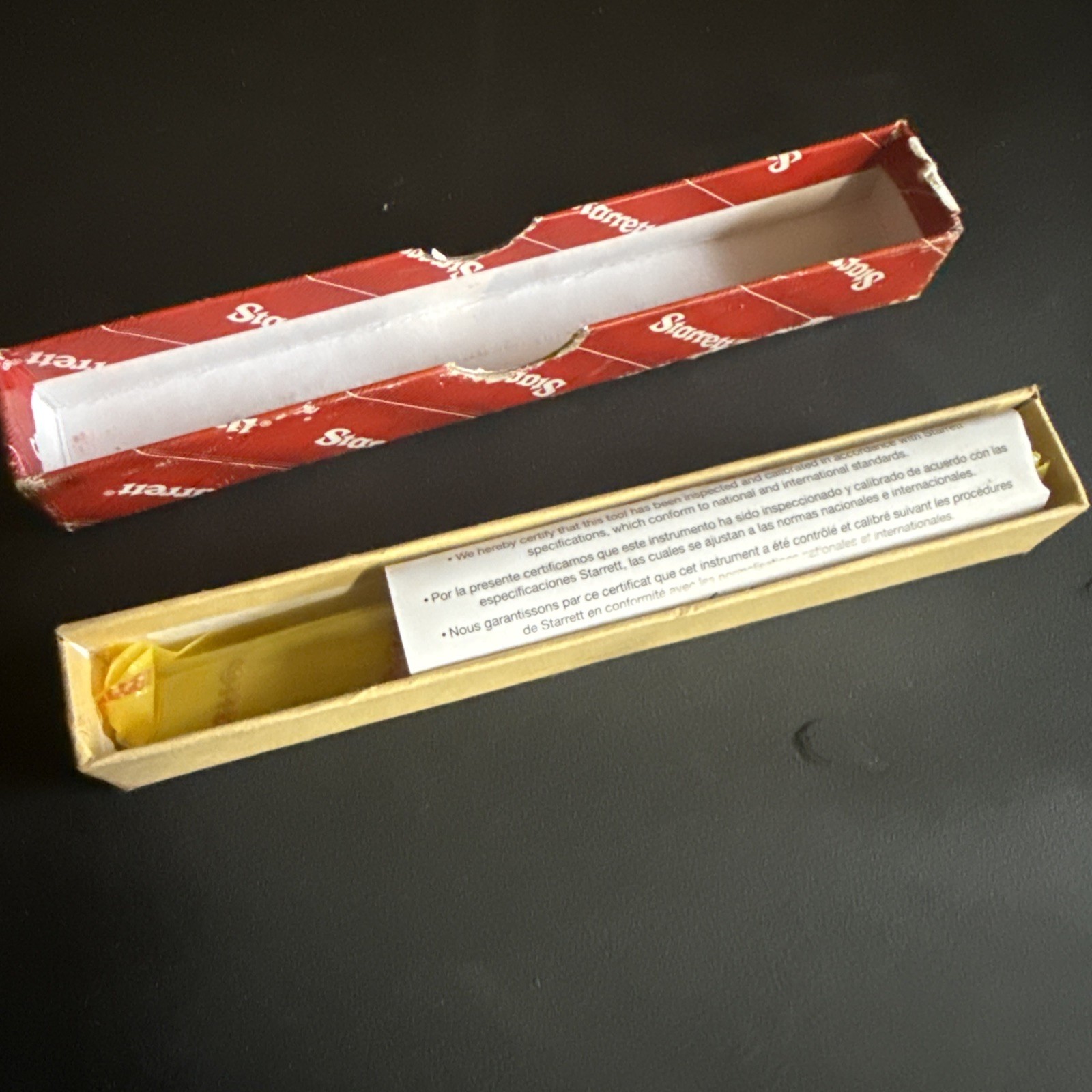 Starrett 270 Taper Gage, .010-.150″ Range .001″ Graduations 6-1/4″ Long