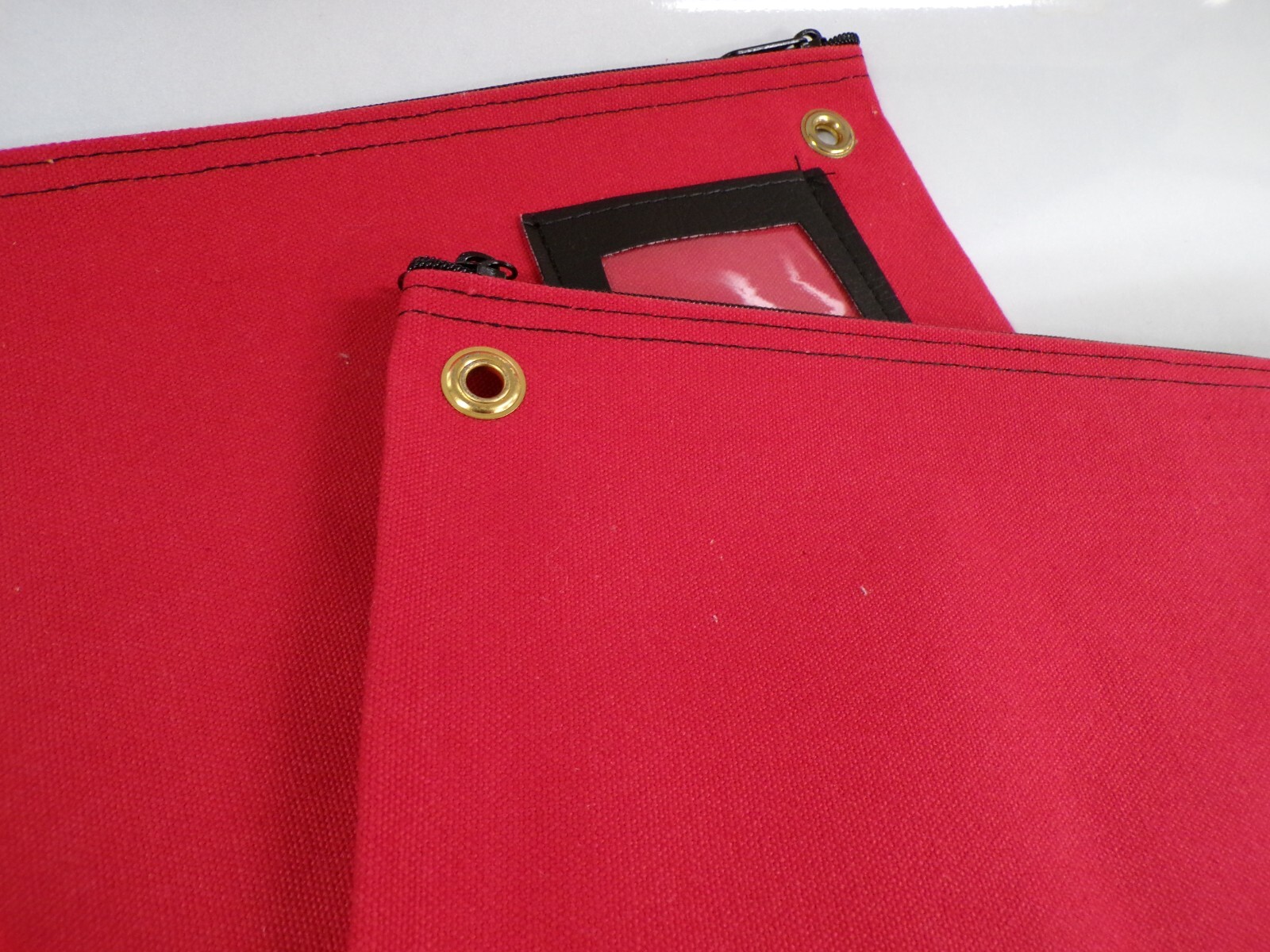 100 Canvas Zipper Bag with Card Holder