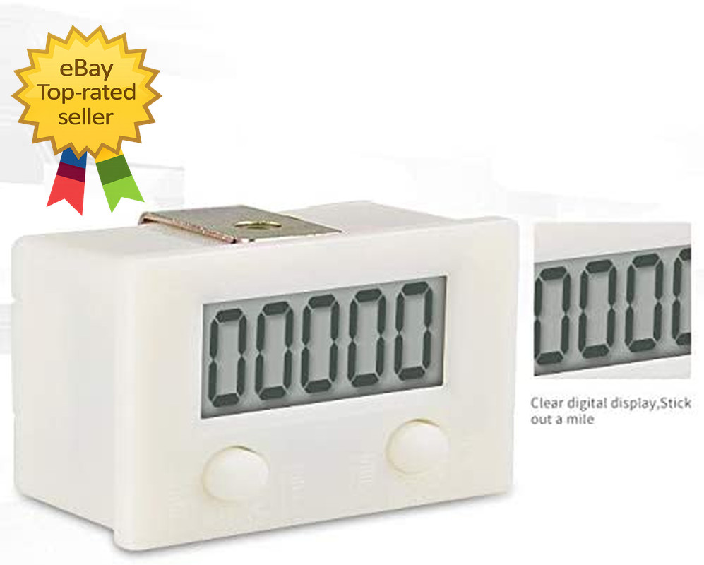 LCD Digital 5 Digit Counter with Proximity Sensor Magnetic Switch 0 to 99999