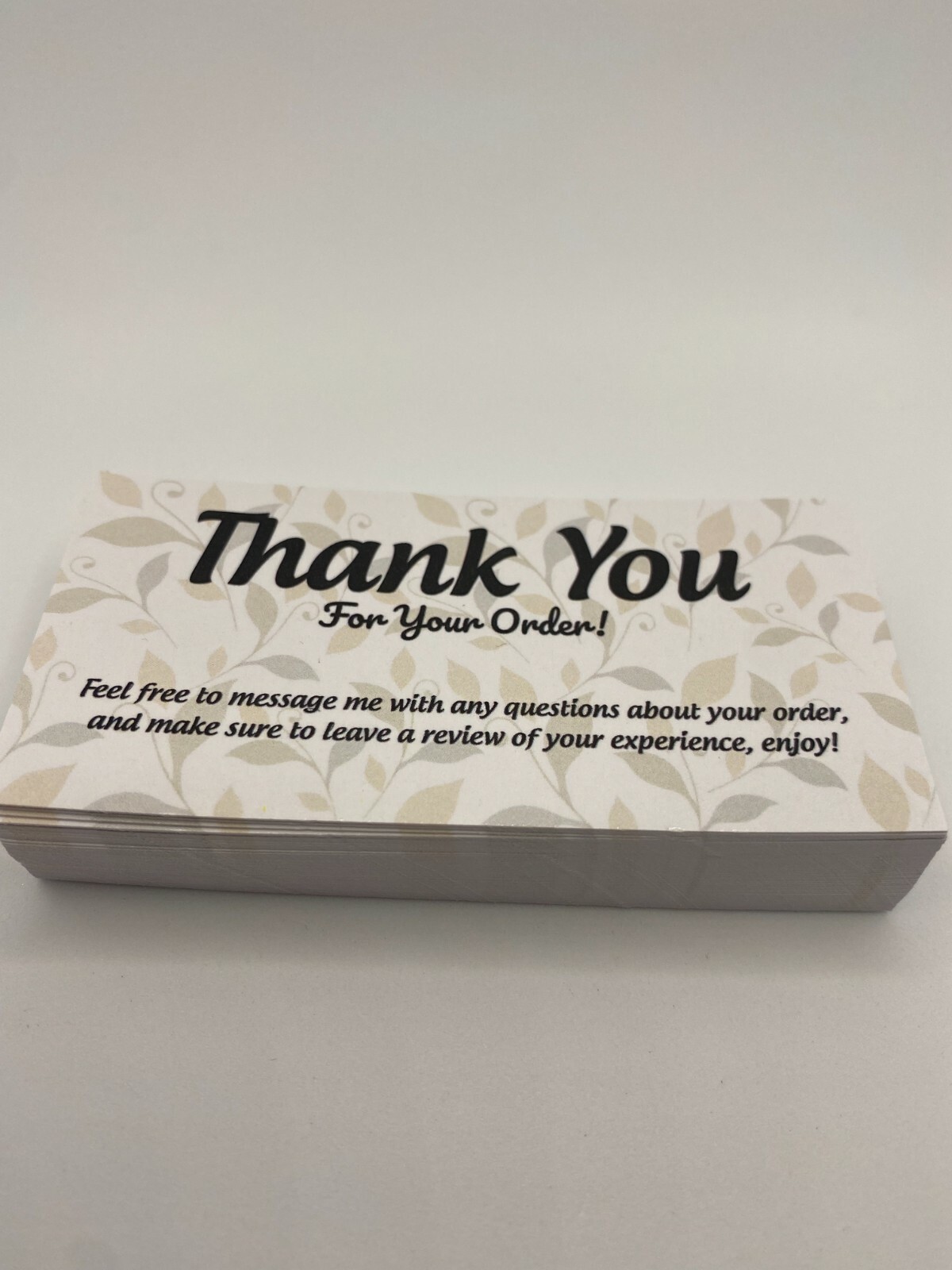 Small Business Thank You For Your Order Business Cards – 25/50/100/200 Pieces