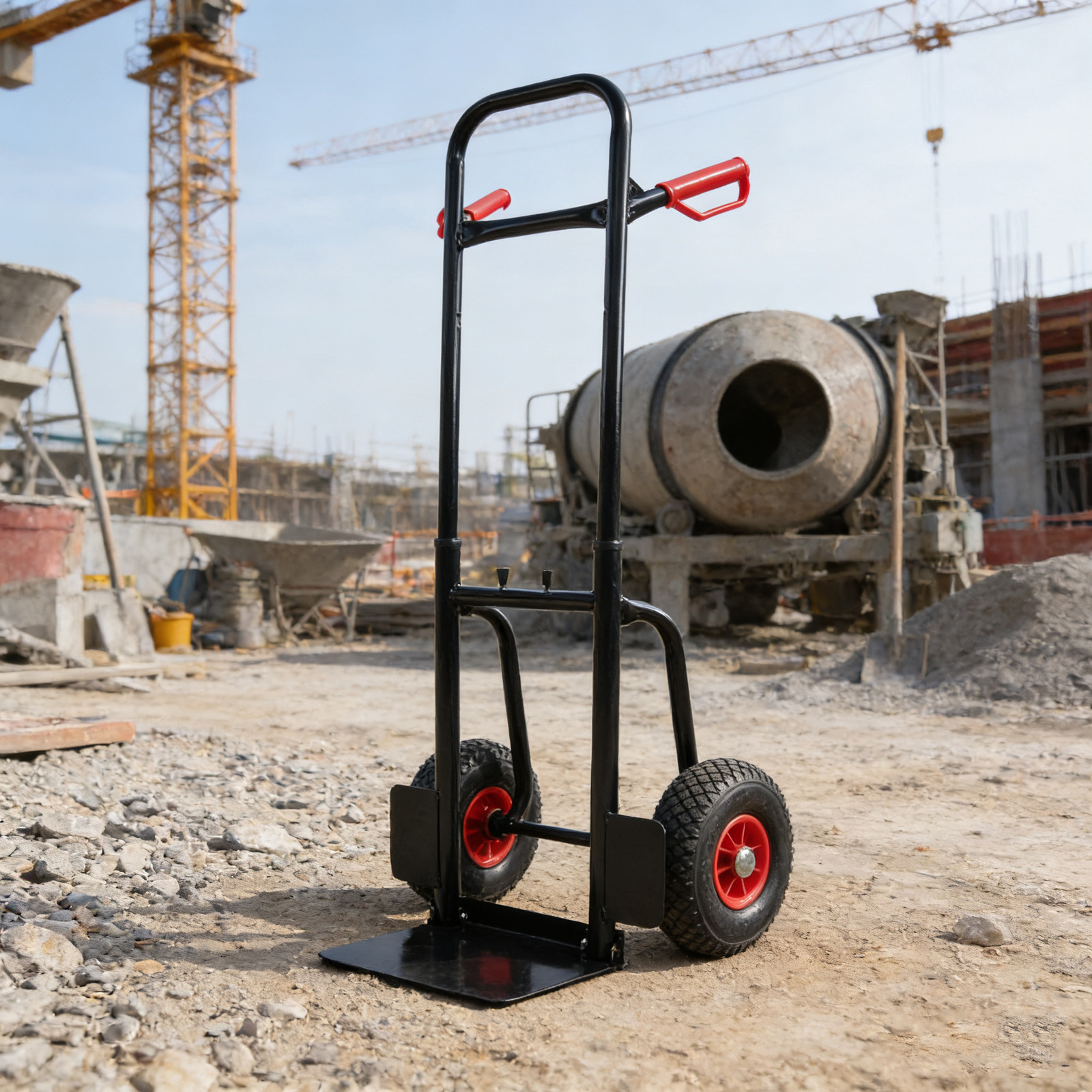 Manual truck with double handles 330 lb trolley for moving heavy platform truck