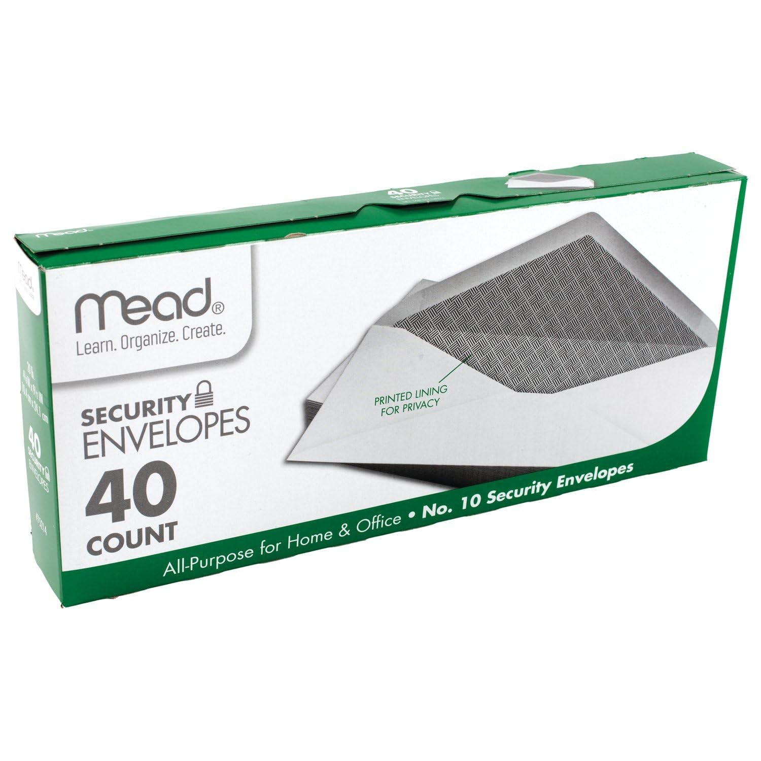 Mead #10 Envelopes, Letter Size, 4-1/8″ x 9-1/2″, Security