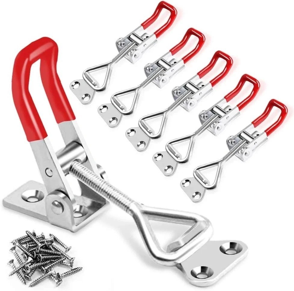 6 Pack Toggle Latch Clamp 4001 Adjustable Quick Release 330lb Heavy Duty