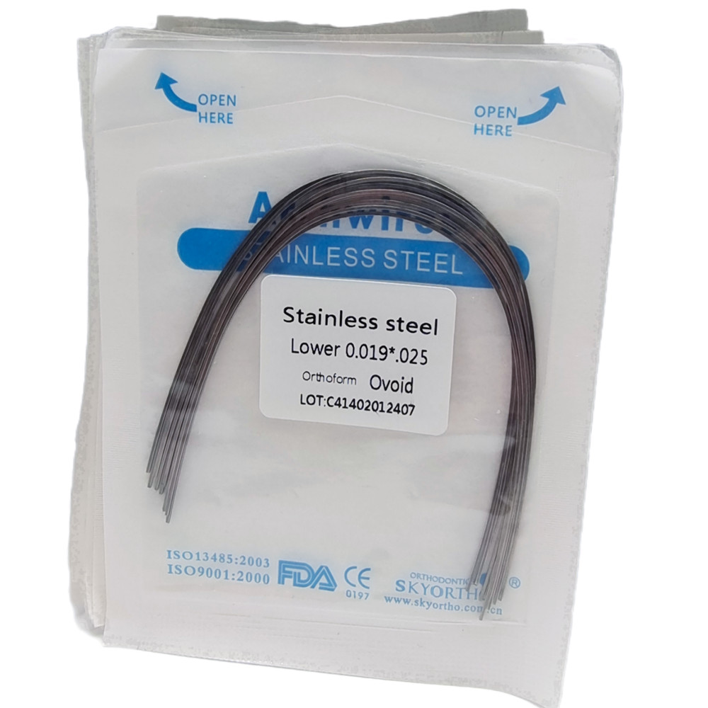 Dental Orthodontic Archwire Stainless Steel Rectangular Arch Wires All Sizes