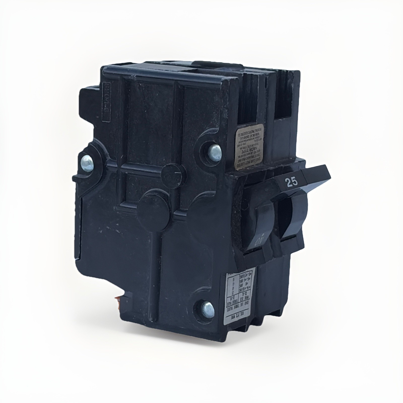 FPE Federal Pacific NA225 25 Amp 2 Pole NA225 2PNA25 Stab Lok Breaker Thick NA