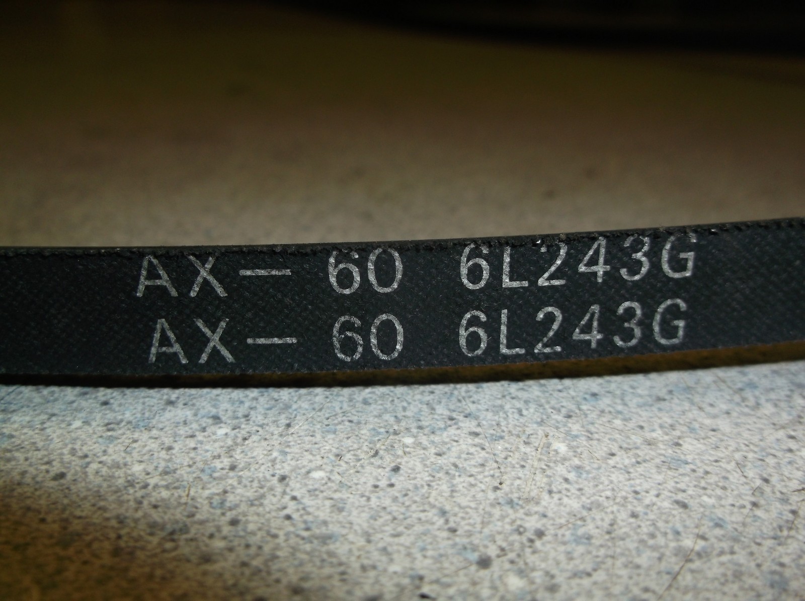 Static Conductive Oil & Heat Resistant Belt AX-60 6L243G *FREE SHIPPING*