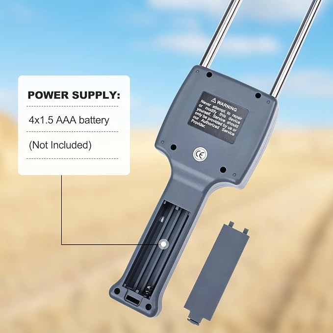 Portable Hay Moisture Meter TK100H Compatible With Cereal Straw, Forage Grass