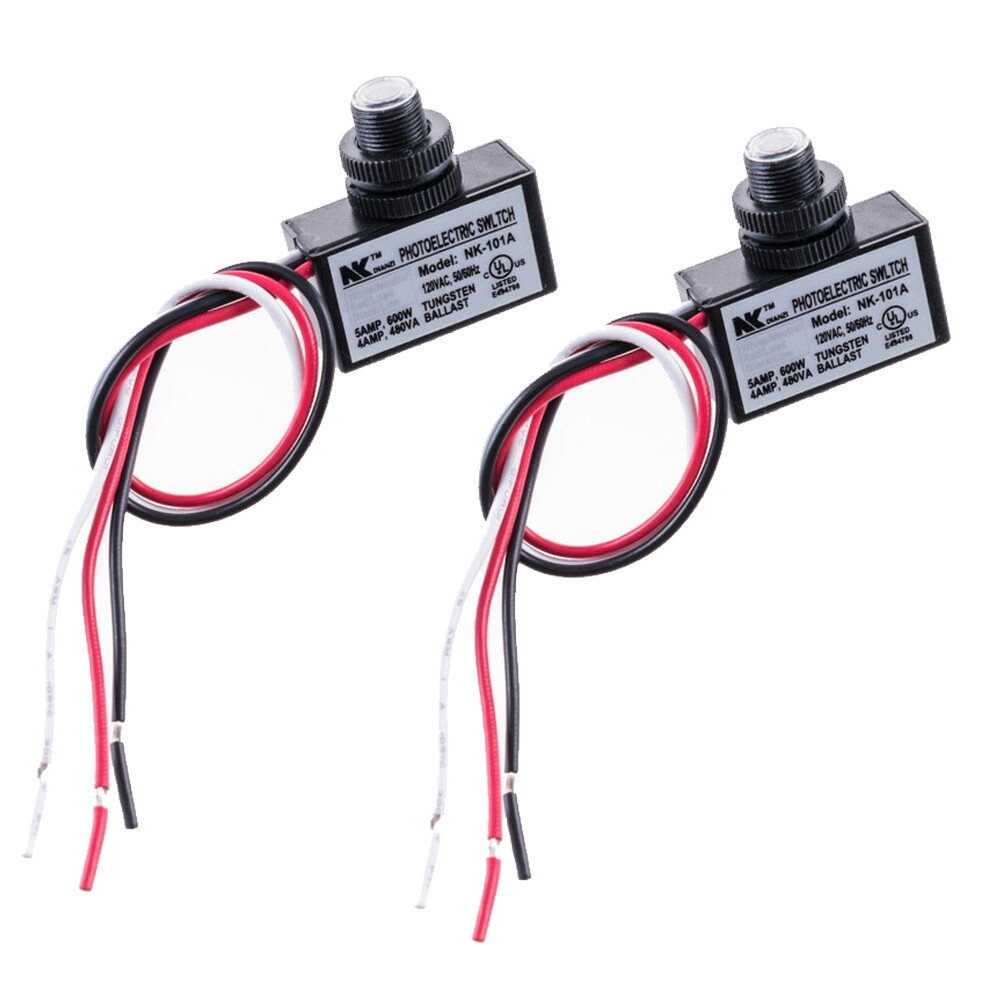 Photoelectric Photocell Dusk to Dawn Button Flush Mount Photo Control Eye Switch