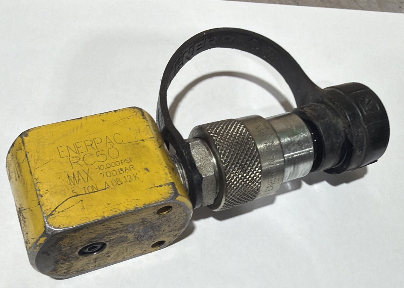 ENERPAC RC50 Hydraulic Cylinder 5 Ton, 0.63″ In Stroke, 10000 PSI