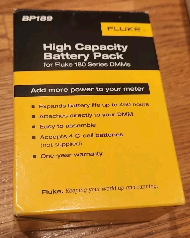 Fluke 189 Combo Bundle True RMS Digital Multimeter Flukeview Battery Pack & More