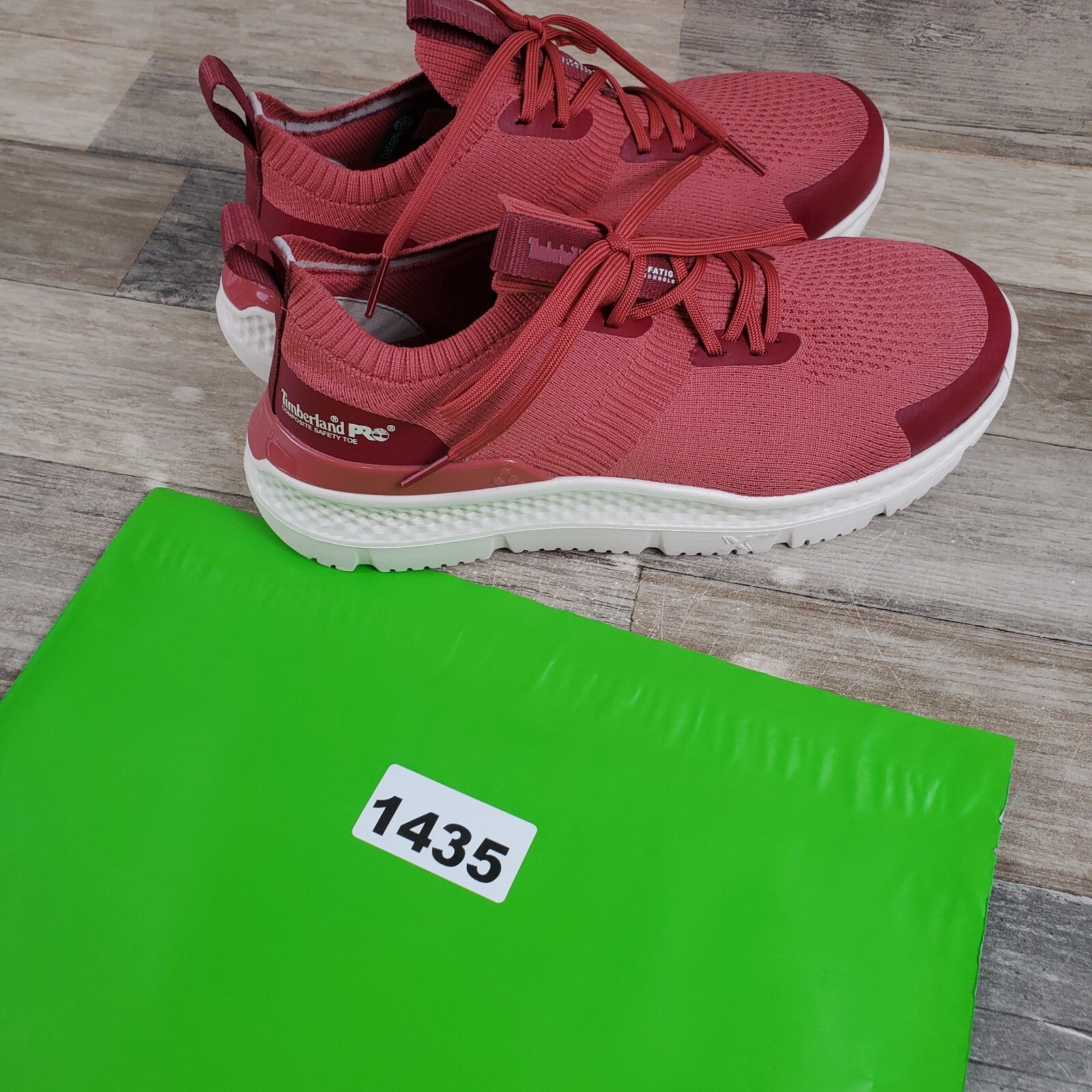 Timberland PRO Setra Knit Composite Safety Toe Womens Work Shoe Sz 6 W Cranberry