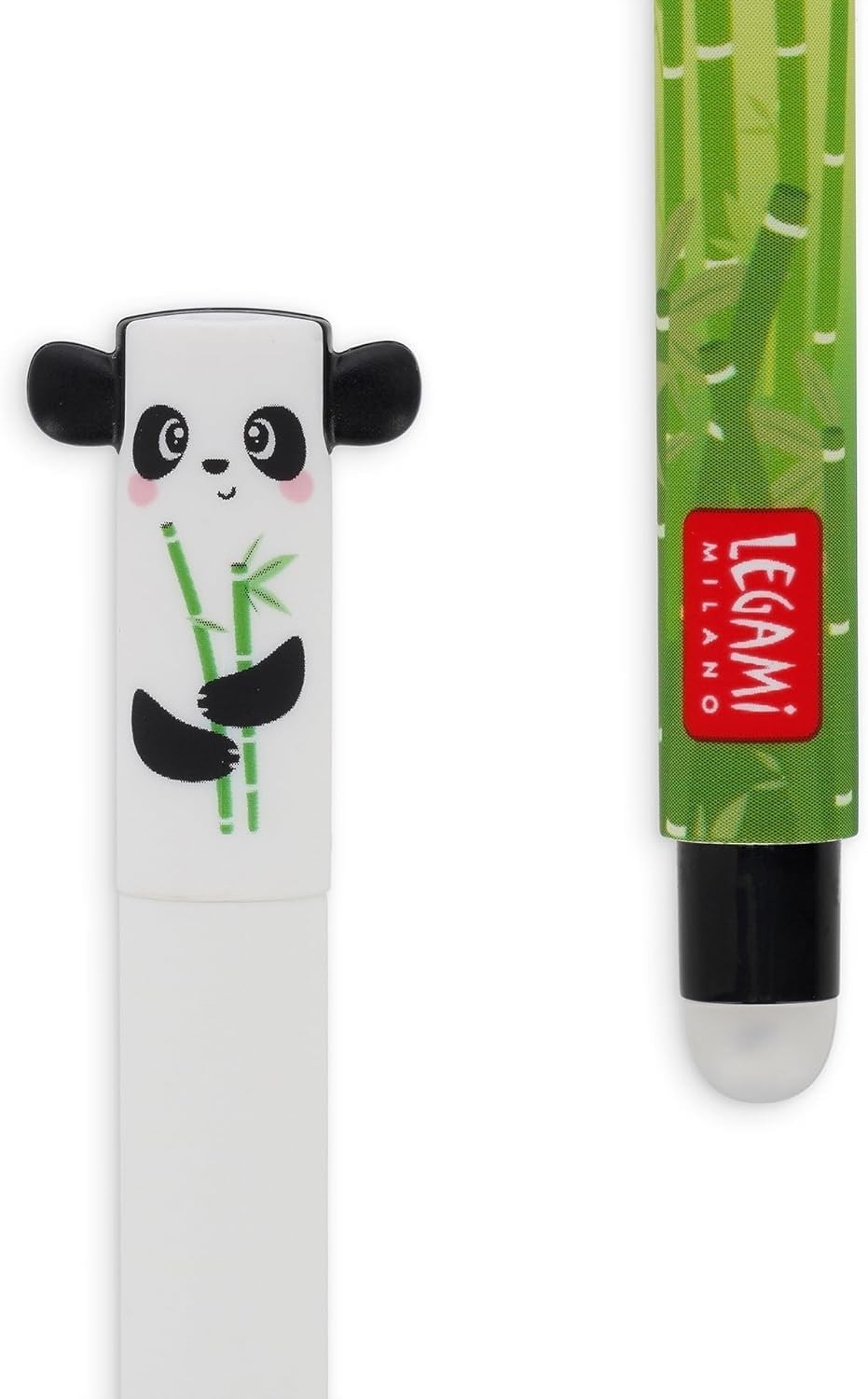 Legami 8 Erasable Gel Pens 0.7mm Tip – Panda Bunny Corgi Teddy Llama Unicorn