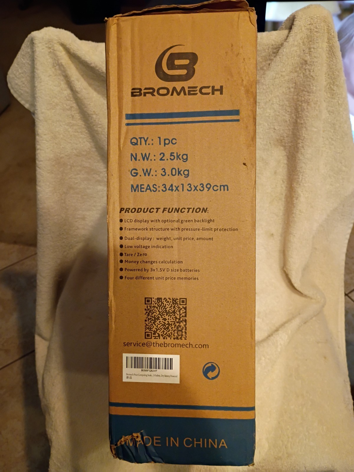 BROMECH 88lb/40kg Price Computing Food Scale with LCD Backlight, Not for Trade