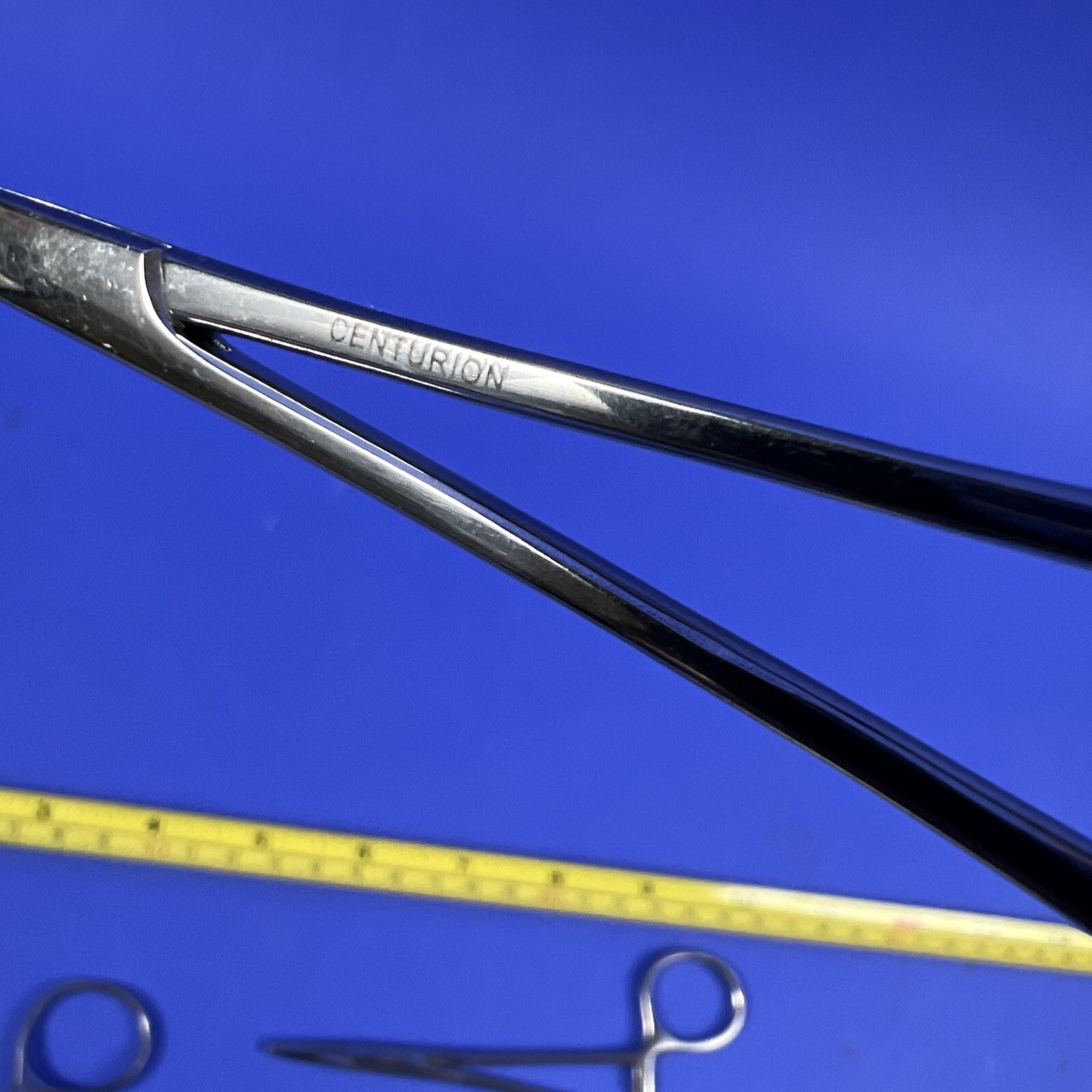 Centurion Forceps Stainless Steel Curved and Straight lot of 4