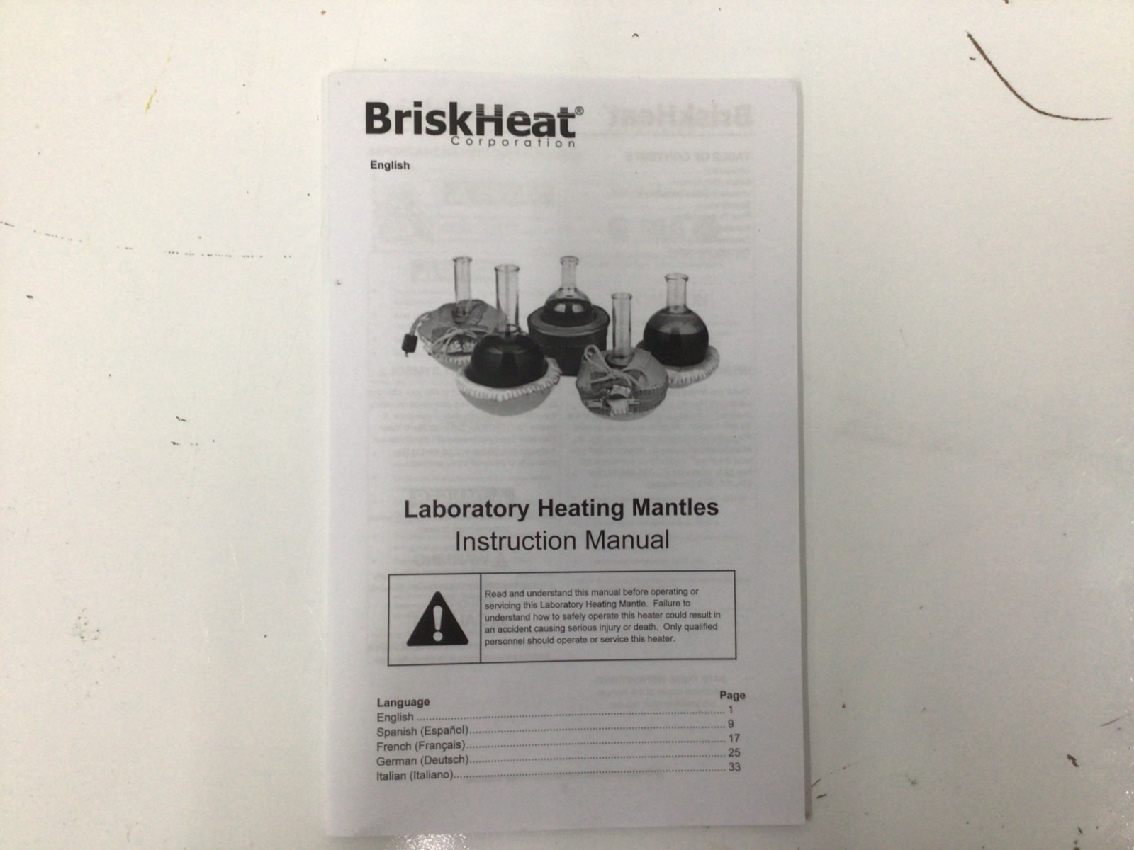 BRISKHEAT 12000mL 1300 Watts 120 Volts Lower Hem Heating Mantle HM12000-HS1