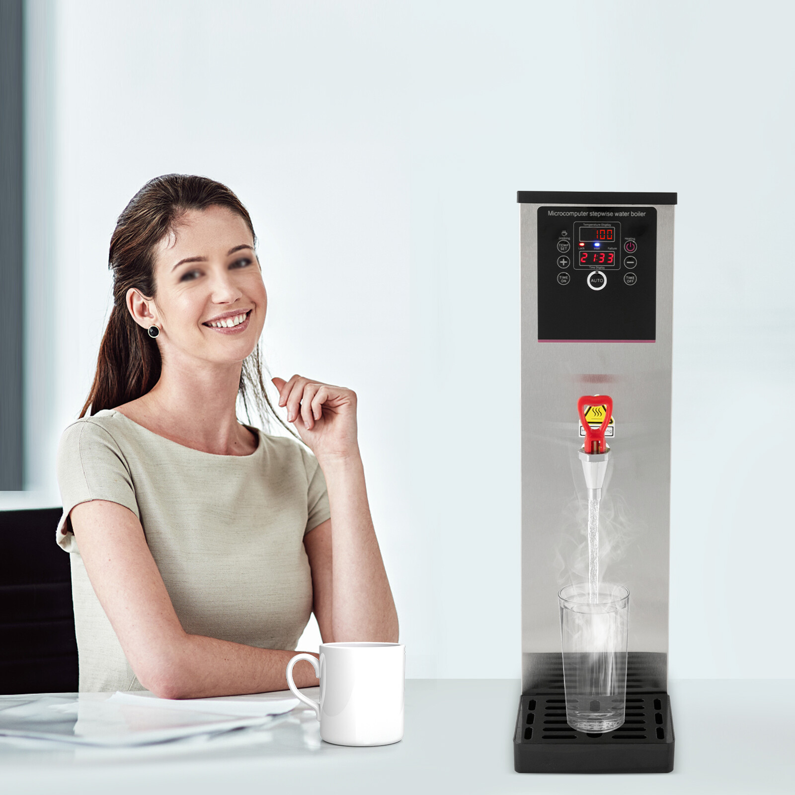 2500W 15L Electric Water Boiler Water Boiler Commercial Hot Water Dispenser 110V