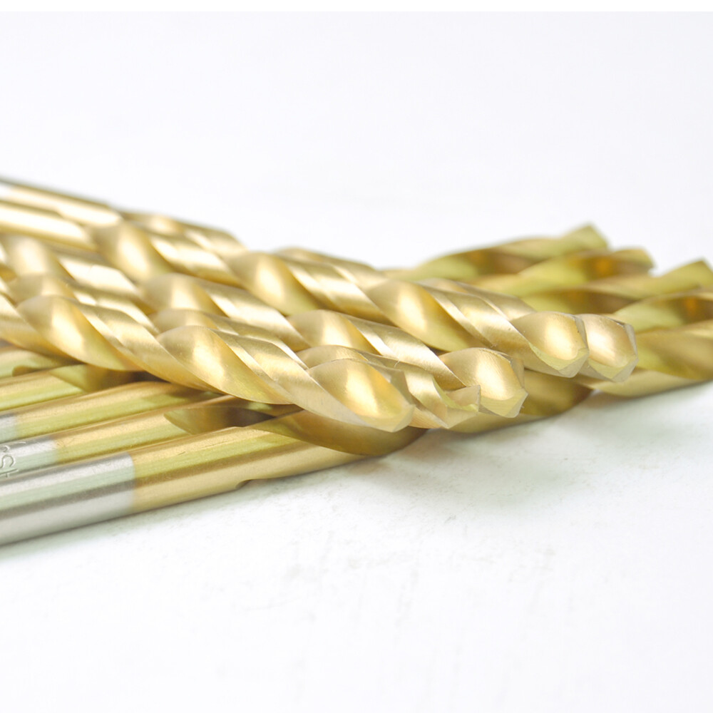 Drillforce 20PCS 3/16″ Titanium Drill Bits Set HSS Jobber Metal Wood Drill Bit