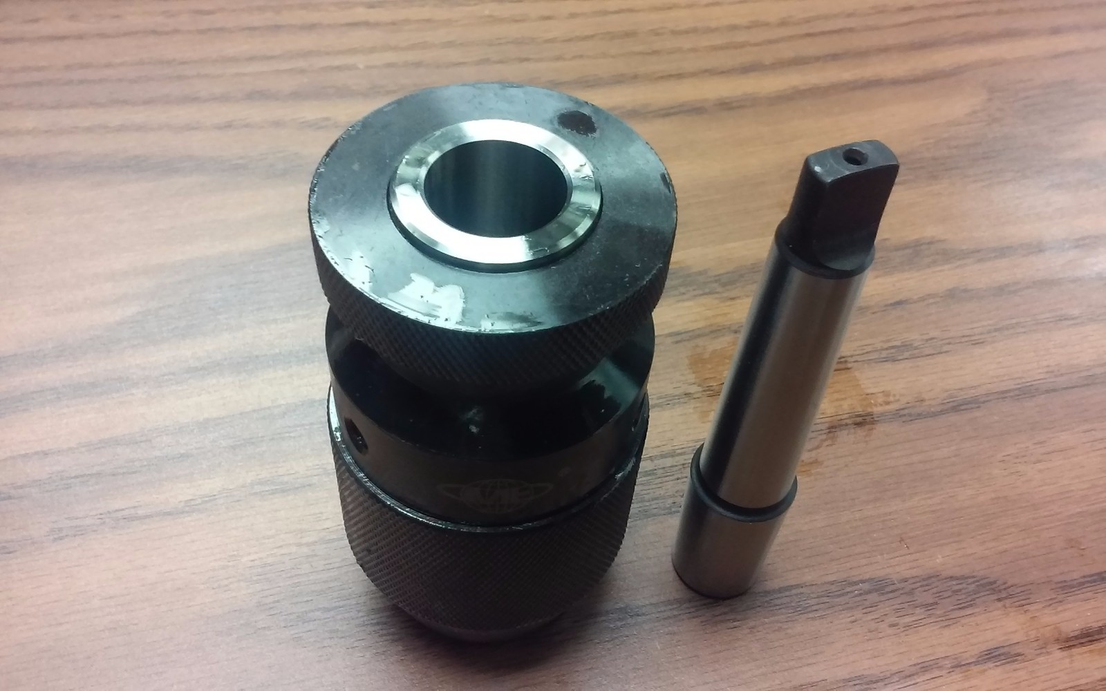 CME/HARVEST 5/8″ KEYLESS heavy duty DRILL CHUCK w. MT2, Morse Taper 2 shank–NEW