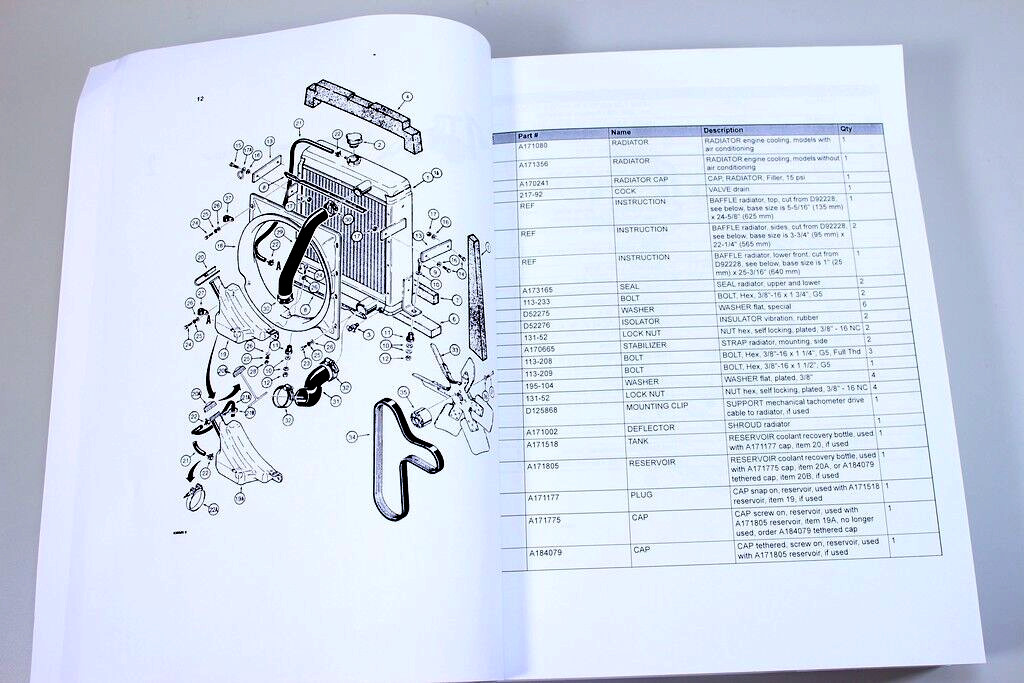 Case 580E 580Se 580 Super E Loader Backhoe Service Manual Parts Catalog Book
