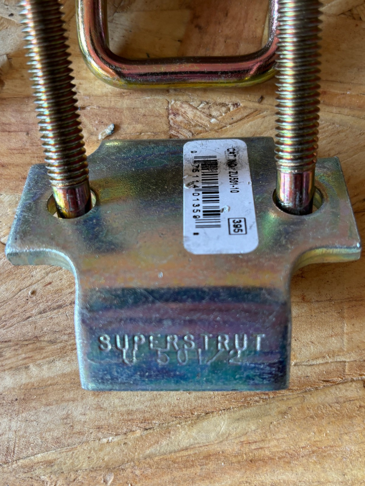 Lot of 7 Superstrut ZU501-10 Beam Clamps Strut Channel Clamps New