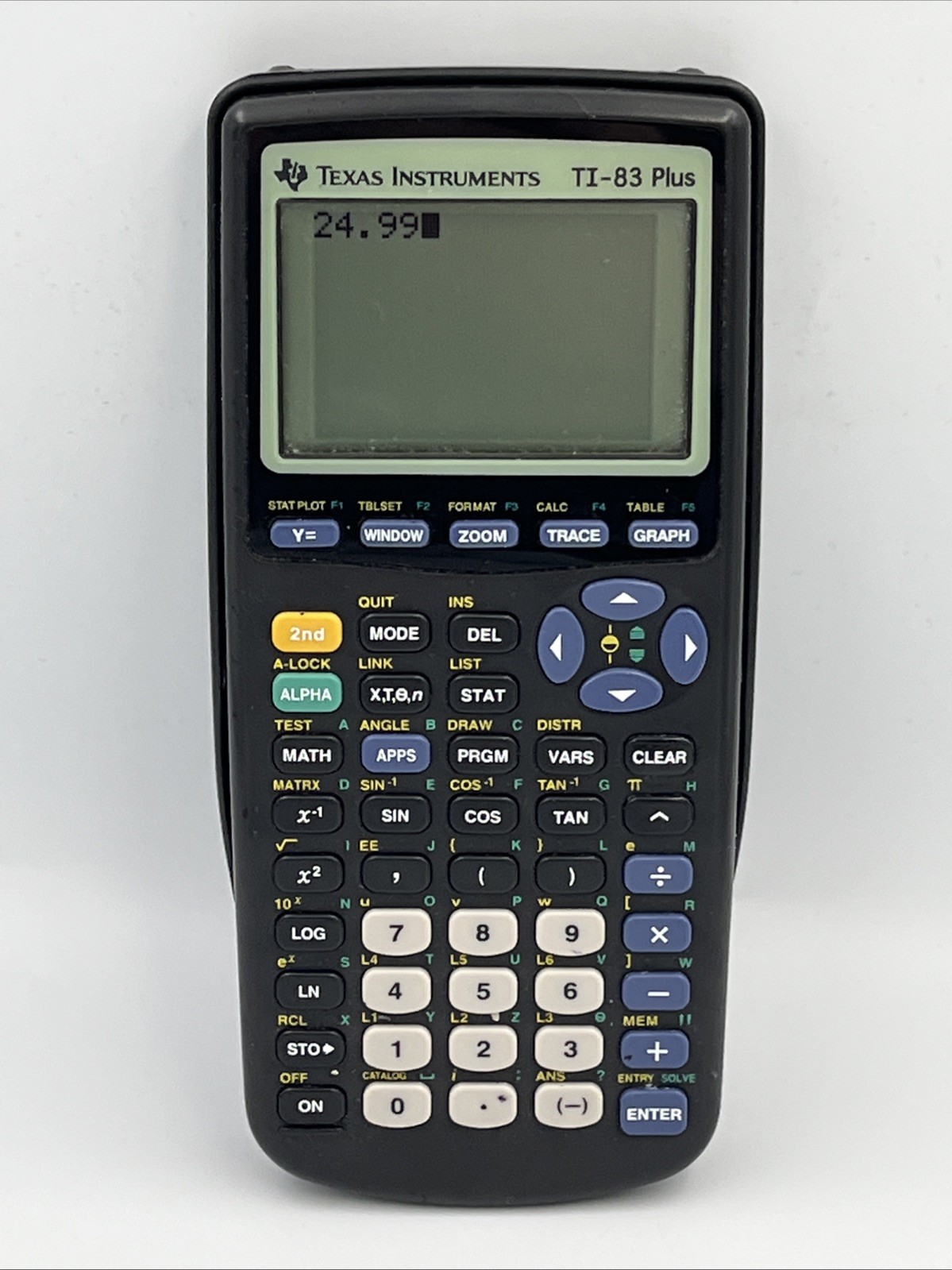 Texas Instruments Ti 83 Plus Graphing Calculator Great Condition Tested