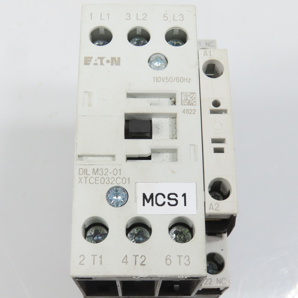 Eaton DILM32-01 XTCE032C01 3PH 25HP Contactor 110V Coil 40A 600V Max