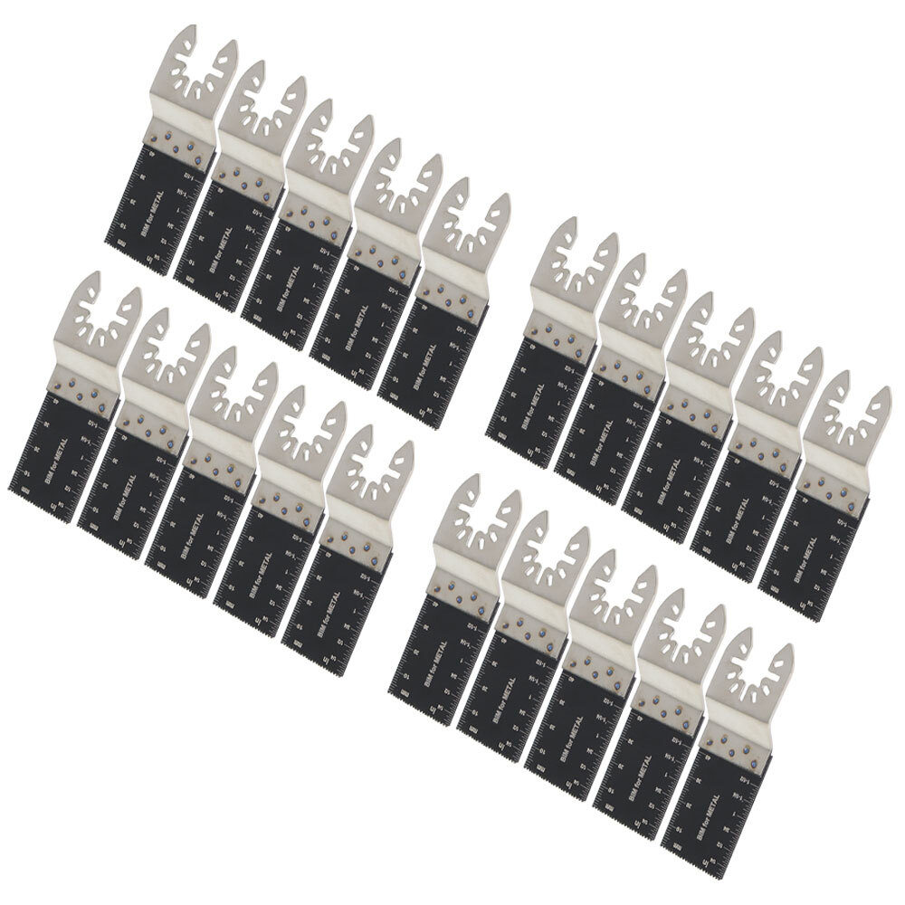 Bi-Metal Oscillating Tool Saw Blades 20 Pcs Multitool Quick Release Oscillating