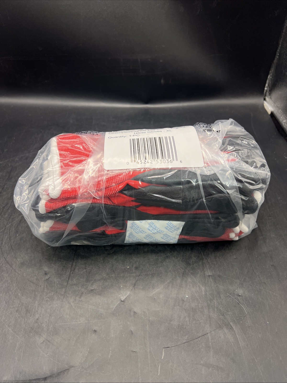 Pack of 12 Milwaukee Nitrile XL Nylon Dipped Work Gloves- Red/Black, 48-22-8903D