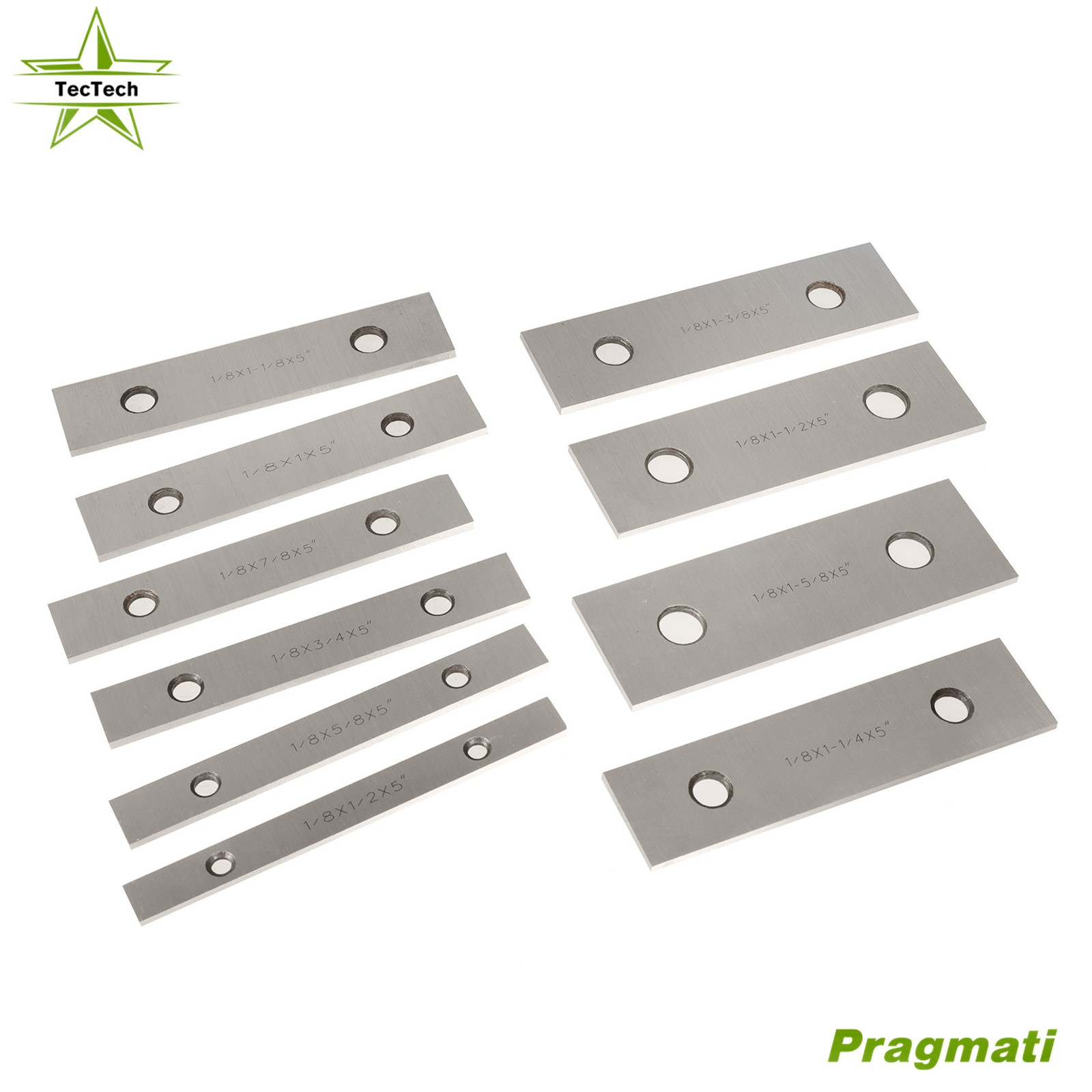 1/8 × 5″ 10 Pair Precision Parallel Set Packing In Wooden Case 0.0003 Tolerance