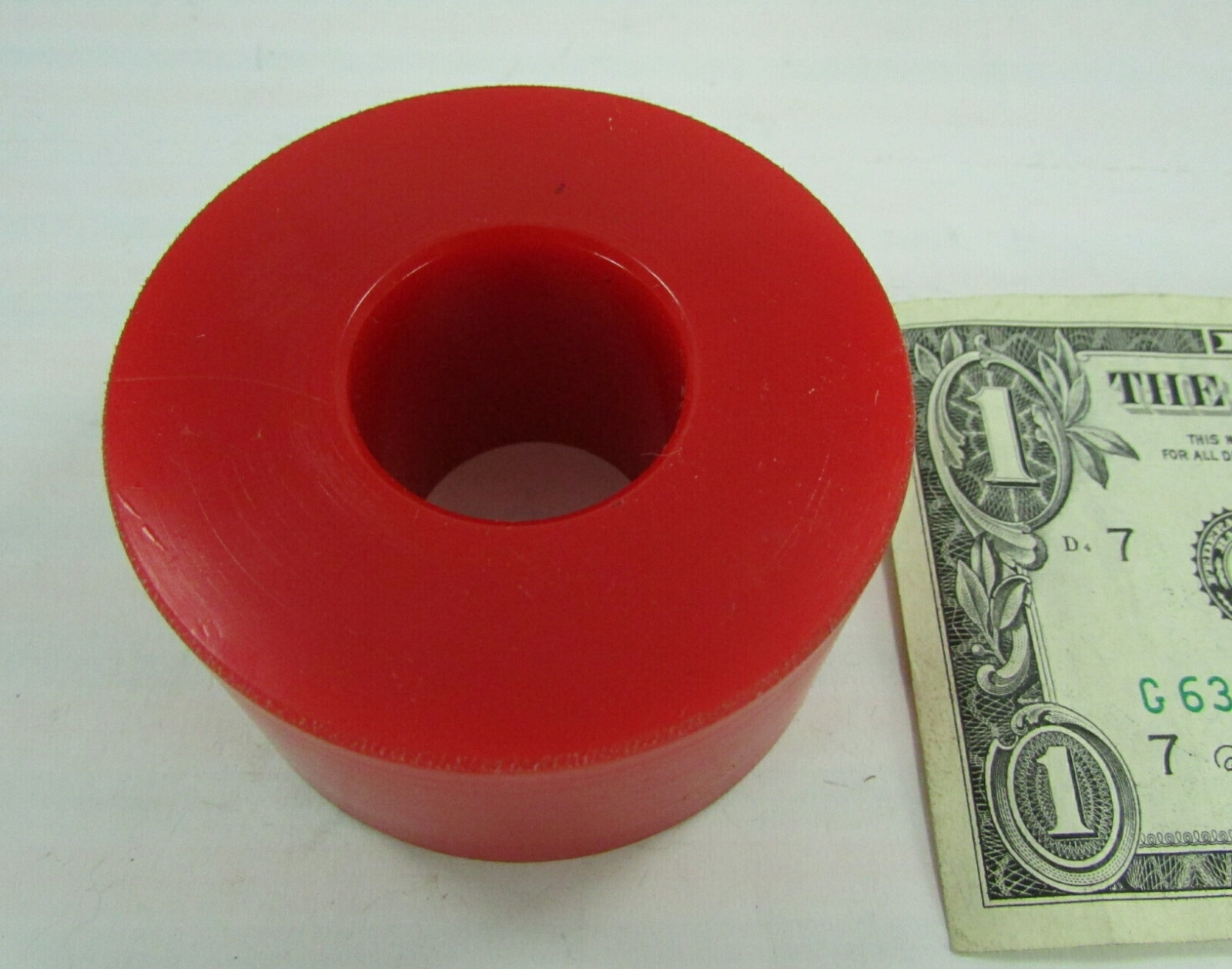 Red Resilient Urethane Bushings Shock Mounts Pucks 2.277″ OD x .956″ ID x 1.249″