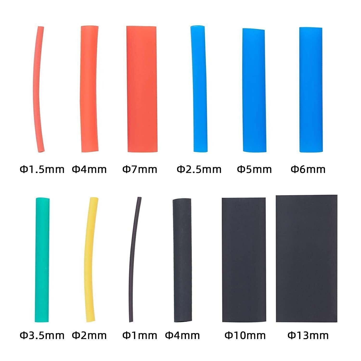 560pc Assorted Heat Shrink Cable Wire Tubing Tube Sleeve Kit Car Electrical Wrap