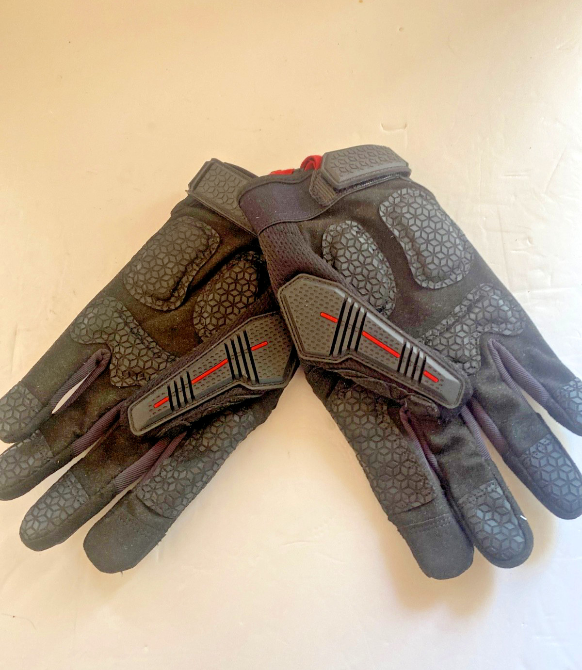 HANDLANDY Anti Vibration Gloves SBR Padding TPR Protector Impact Gloves XL #6252
