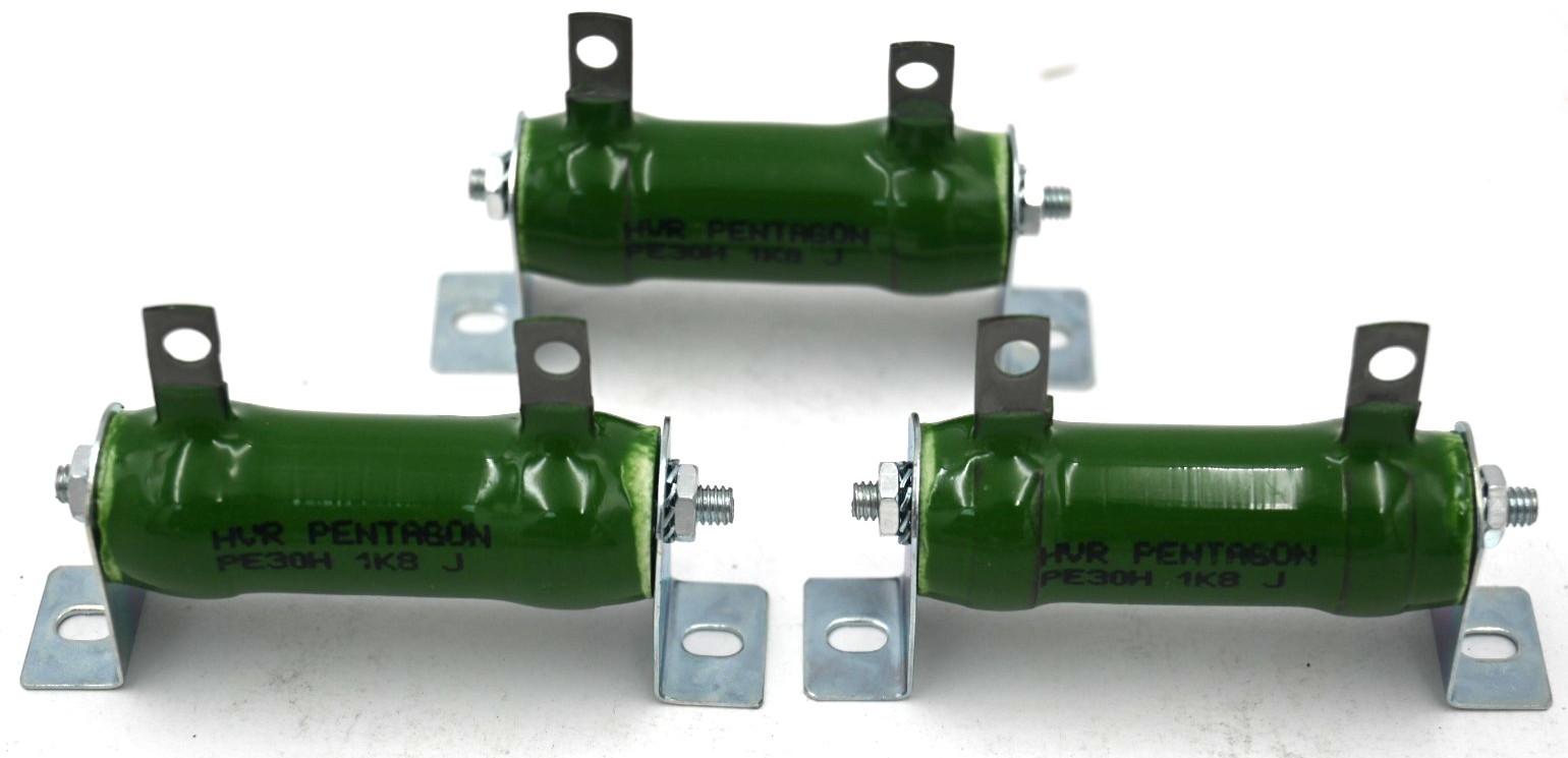 HVR PENTAGON PE30H 1K8 J High-Power Wire-Wound Resistor