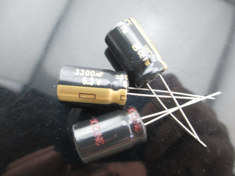 10* JAPAN Panasonic FM 3300uf 6.3V 3300mfd Impedance Electrolytic Capacitors