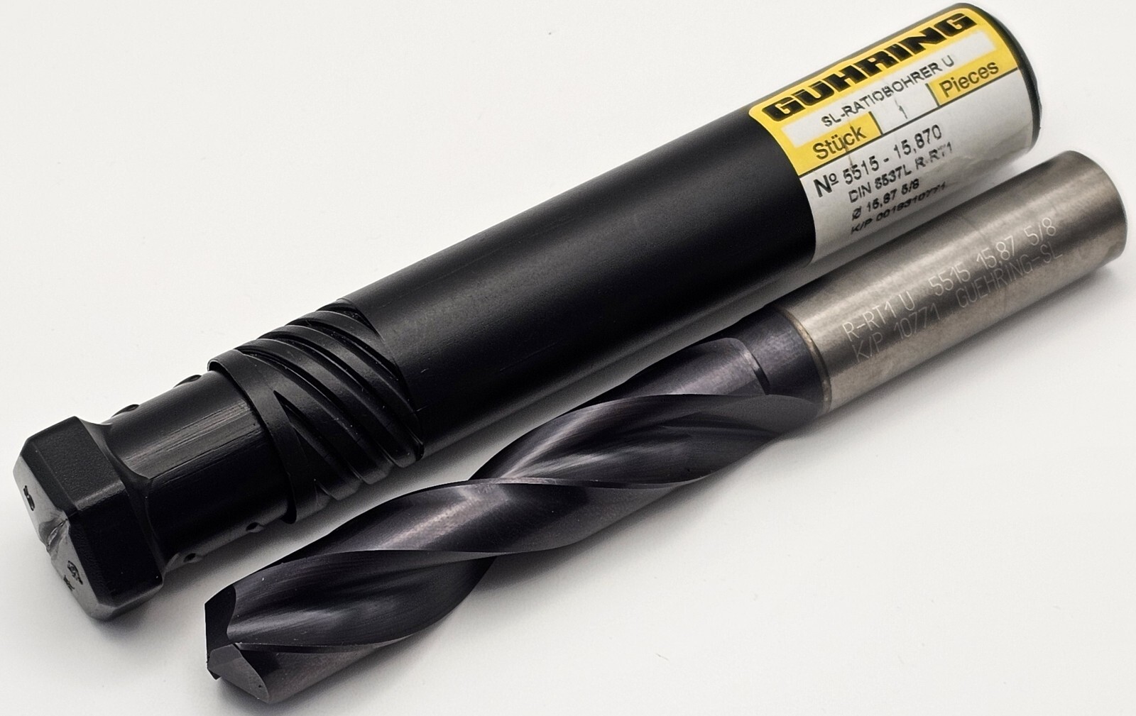Guhring 5/8″ Carbide Drill 16mm Shank 5515-15.87 Nano-Firex Coating