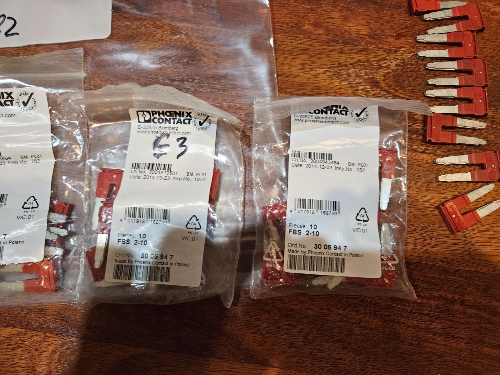 10 pcs/bag PHOENIX CONTACT FBS2-10 3005947 Fixed bridge 1bag of 10 pcs