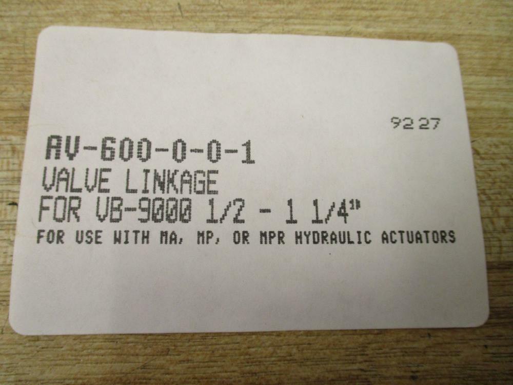 Siebe Barber Coleman AV-600-0-0-1 Valve Linkage Kit AV600001 (Pack of 2)