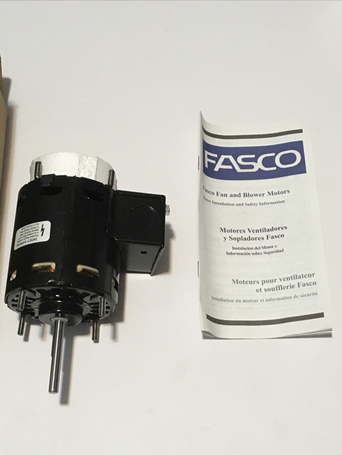 FASCO D1142 Motor,1/15 HP,1500/1300 rpm,3.3,115/230V 48GN51